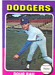 1975 Topps Mini Baseball Cards      269     Doug Rau